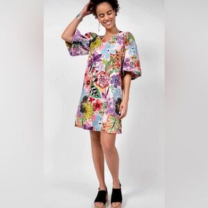 Anthropologie Uncle Frank Garden Explosion Mini Dress